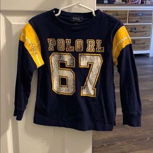 Polo long sleeve top